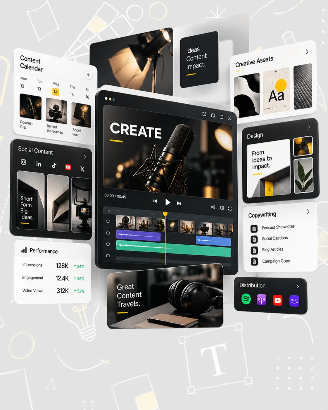 Podcast and video content production by TIM Africa
